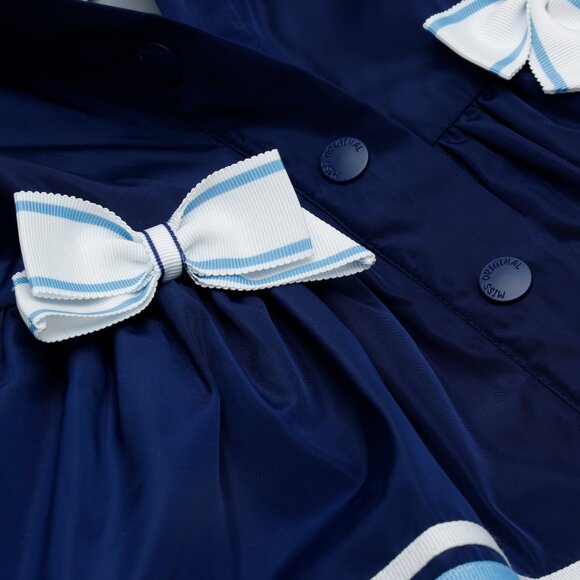 New - Original Marines, Italy - US Seller - FUN BOW TODDLER GIRL RAINCOAT - Picture 2 of 7